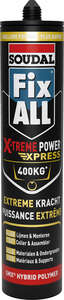 Colle de montage en polymère hybride FIX ALL X-TREME POWER EXPRESS blanc - Bombe de 290 ml