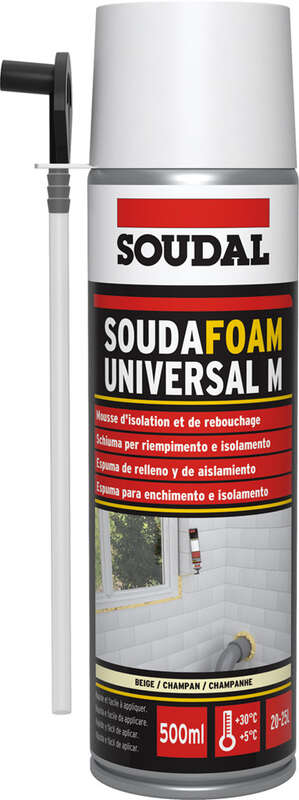 Mousse polyuréthane manuelle Soudafoam Universal M 500ml