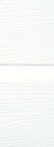 Bardage double clin en PVC cellulaire - blanc signalisation - L. 6000 x l. 300 mm