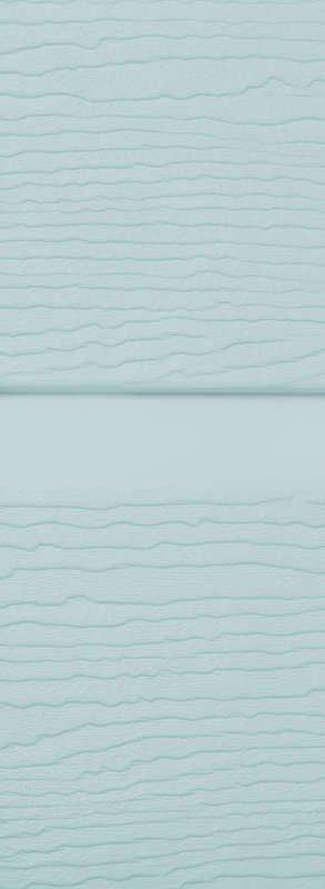 Bardage double clin en PVC cellulaire - gris argent - L. 6000 x l. 300 mm