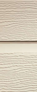 Bardage double clin en PVC cellulaire - blanc crème - L. 6000 x l. 300 mm