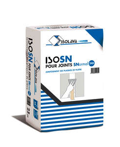 Enduit ISOSN pour jointoiement et finition des plaques de plâtre - Sac 25Kg