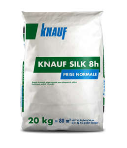 Enduit de jointement et de finition KNAUF SILK 8h - Sac de 20 kg
