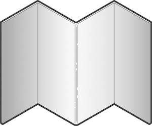Profil d'angle intérieur en aluminium C01 - blanc everest - L. 3 m