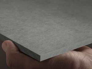Panneau de bardage extérieur TECTIVA en fibres-ciment - profil TE20 gris - L. 2520 x l. 1240 x Ép. 8 mm