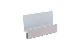 Profil de linteau CEDRAL CLICK en aluminium C54 - L. 3000 x l. 65 x Ép. 1 mm