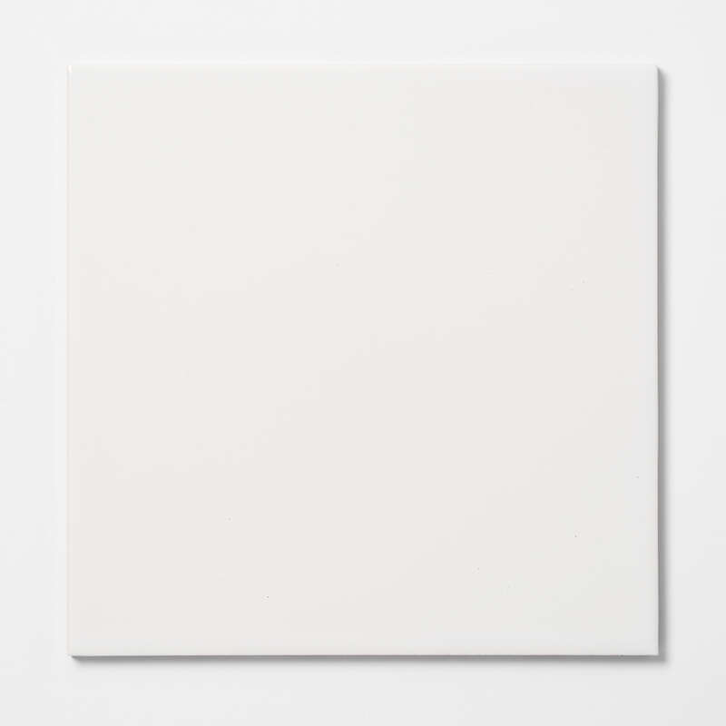 Carrelage pour mur intérieur en faïence - Blanc aspect mat L. 20 x l. 20 cm x Ép. 6,8 mm