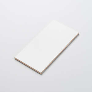 Carrelage pour mur intérieur en faïence - Blanc aspect mat L. 40 x l. 20 cm x Ép. 6,8 mm