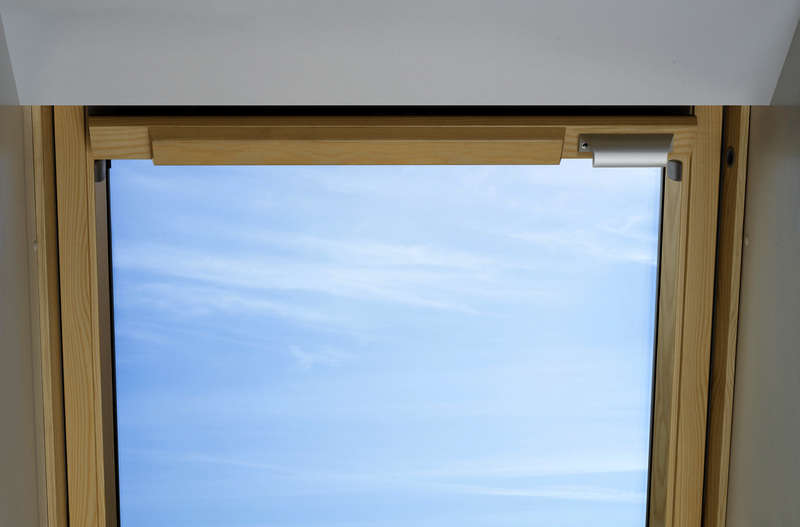 Fenêtre de toit à rotation manuelle GFL CK04 bois l. 55 x H. 98 cm
