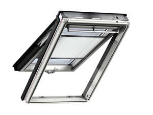 Fenêtre de toit à projection manuelle TOUT CONFORT GPL CK04 blanche l. 55 x H. 98 cm