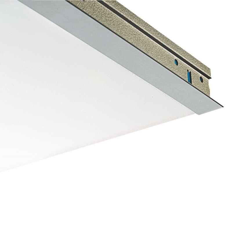 Dalle de plafond PLAZA PIXEL Blanc L. 600 x l. 600 x H. 10 mm