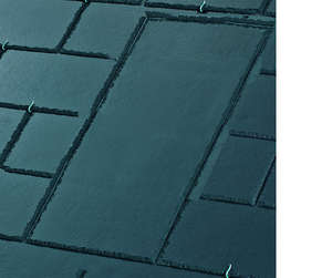 Ardoise en fibres-ciment BRAVAN noir L. 40 x l. 24 x Ép. 0,4 cm