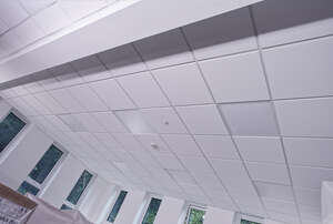 Dalle de plafond BLANKA DB46 E15S8 blanc L. 600 x l. 600 x Ép. 50 mm