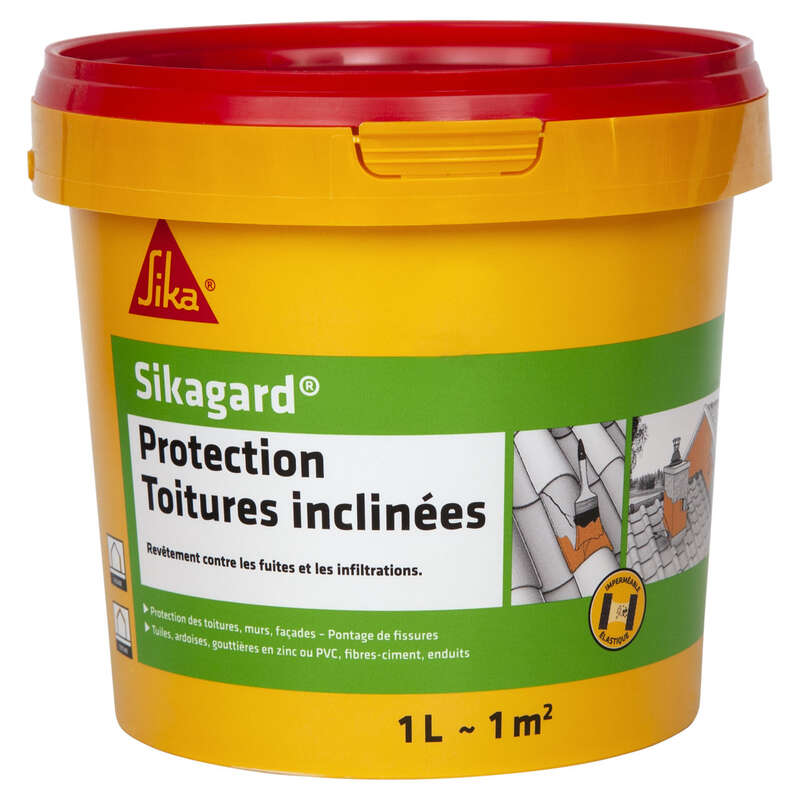 Peinture pour toiture inclinée SIKAGARD PROTECTION blanc - Seau de 1 L