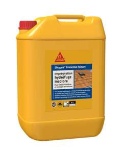 Produit de protection pour toiture Sikagard blanc devenant incolore bidon 5 l