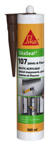 Mastic joints et fissures en acrylique SIKASEAL 107 acajou