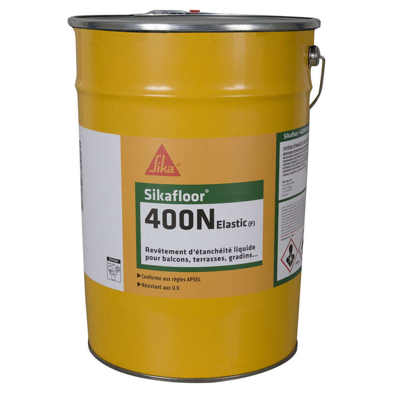 Revêtement d'étanchéité polyuréthane SIKAFLOOR 400 N - Seau de 6kg