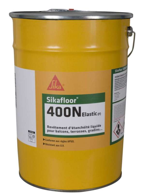 Revêtement d'étanchéité polyuréthane SIKAFLOOR 400 N - Seau de 17 kg