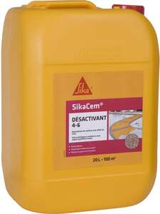 Désactivant pour sols extérieurs SIKACEM DESACTIVANT 4-6 - Bidon de 20 L