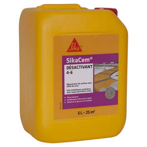 Désactivant pour sols extérieurs SIKACEM DESACTIVANT 4-6  - Bidon de 5 L