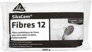 Produit fibres dose SikaCem 600 g 12 mm