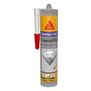 Mastic-colle polyère SIKAFLEX CRYSTAL CLEAR - Cartouche de 290 ml