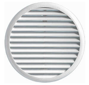 Grille de ventilation avec moustiquaire en Pvc blanc 10x10