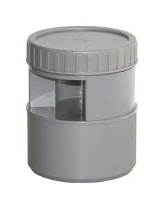 Aérateur à membrane en PVC gris Diam. 100 mm