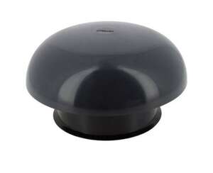 Chapeau de ventilation pour sortie de toit en PVC ardoise Diam. 80 mm
