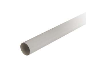 Tuyau de descente en PVC gris Diam. 80 mm x L. 3 m