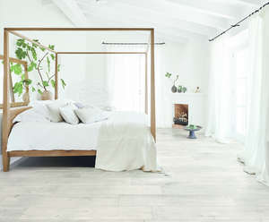 Carrelage pour sol/mur intérieur en grès cérame à masse colorée effet bois MARAZZI TREVERKSTAGE White L. 120 x l. 20 cm x Ép. 9 mm