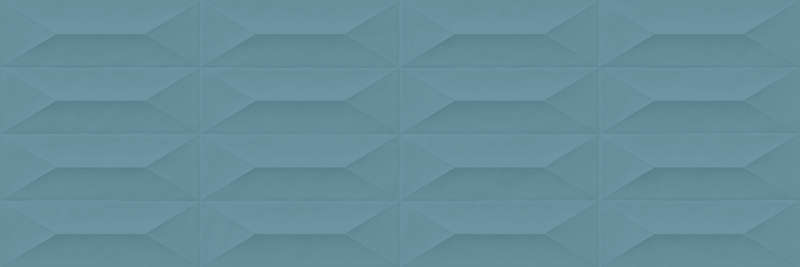 Carrelage pour mur intérieur en faïence MARAZZI COLORPLAY Blue Struttura Cabochon L. 90 x l. 30 cm x Ép. 10 mm - Rectifié