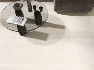 Carrelage sol intérieur en grés cérame émaillé SINTESI NIMES Bianco L. 60 x l. 60 cm x Ep. 7,4 mm Rectifié
