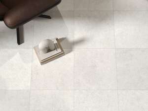 Carrelage sol intérieur en grés cérame émaillé SINTESI NIMES Grigio L. 45 x l.45 cm x Ep. 7,4 mm