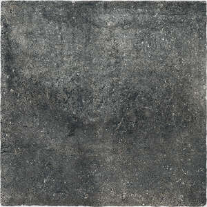 Carrelage sol intérieur en grès cérame à masse colorée effet pierre RICCHETTI HERITAGE Noir L 50 x l. 50 cm x ép. 9,5 mm