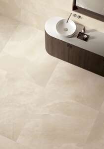 Carrelage pour sol intérieur en grès cérame émaillé rectifié RICCHETTI ARCHISALT Amber Salt finition naturelle rectifiée L. 60 x 120 cm x Ép. 9 mm.