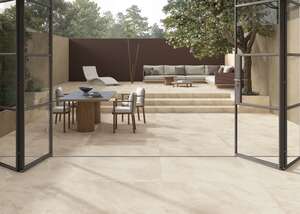 Carrelage pour sol intérieur en grès cérame rectifié RICCHETTI ARCHISALT Flower of Salt finition naturelle rectifiée L. 60 x 120 cm x Ép. 9 mm