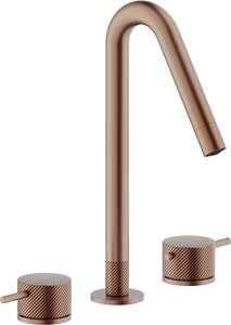 Mélangeur lavabo 3 trous NOBILI RESPIRO - Finition Tabac brossé