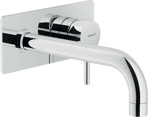 Façade pour mitigeur lavabo encastré NOBILI LIVE bec 200 mm - Finition Chrome brillant