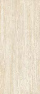 Carrelage slim pour mur intérieur en grès cérame à masse colorée effet pierre ITALGRANITI I TRAVERTINI Beige Vein Cut L. 280 x l. 120 cm x Ép. 6 mm - Rectifié