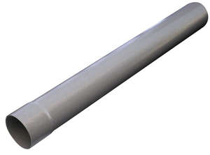 Tuyau de descente en PVC gris Diam. 80 mm x L. 4 m
