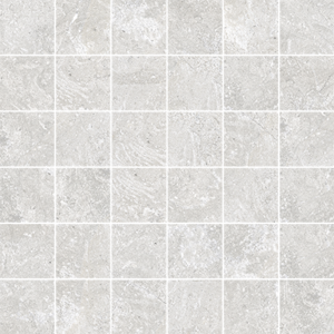 Mosaïque en grès cérame effet pierre ASCOT SAINT REMY Avorio - carreaux de 5x5 cm - Plaque L. 30 x l. 30 cm x Ép. 10 mm