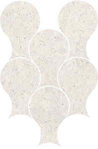 Mosaïque en grès cérame ASCOT WASHI OSAKA Paper - Plaque L. 35,6 x l. 24 cm x Ép. 10 mm