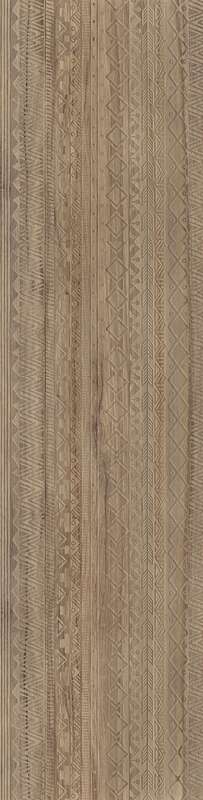 Carrelage pour sol/mur intérieur en grès cérame à masse colorée effet bois CASTELVETRO RUSTIC Taupe L. 120 x l. 30 cm x Ép. 10 mm - Rectifié
