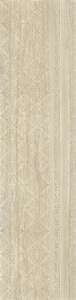 Carrelage Décors pour sol/mur intérieur en grès cérame à masse colorée effet bois CASTELVETRO RUSTIC RELIEF White L. 120 x l. 30 cm x Ép. 10 mm - Rectifié