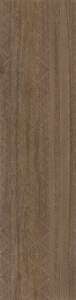 Carrelage Décors pour sol/mur intérieur en grès cérame à masse colorée effet bois CASTELVETRO RUSTIC RELIEF Nut L. 120 x l. 30 cm x Ép. 10 mm - Rectifié