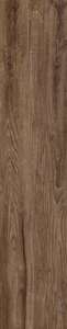 Carrelage pour sol/mur intérieur en grès cérame à masse colorée effet bois CASTELVETRO RUSTIC Nut L. 120 x l. 20 cm x Ép. 10 mm - Rectifié