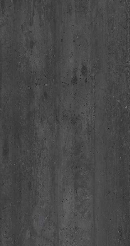 Carrelage pour sol/mur intérieur en grès cérame à masse colorée effet béton CASTELVETRO DECK Black L. 80 x l. 40 cm x Ép. 10 mm - Rectifié