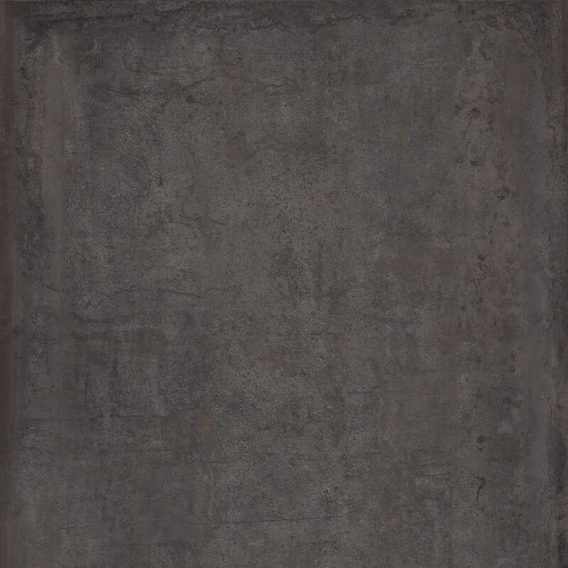 Carrelage pour sol/mur intérieur en grès cérame à masse colorée effet béton CASTELVETRO MATERIKA Nero l. 100 x L. 100 cm x Ép. 8,5 mm - Rectifié