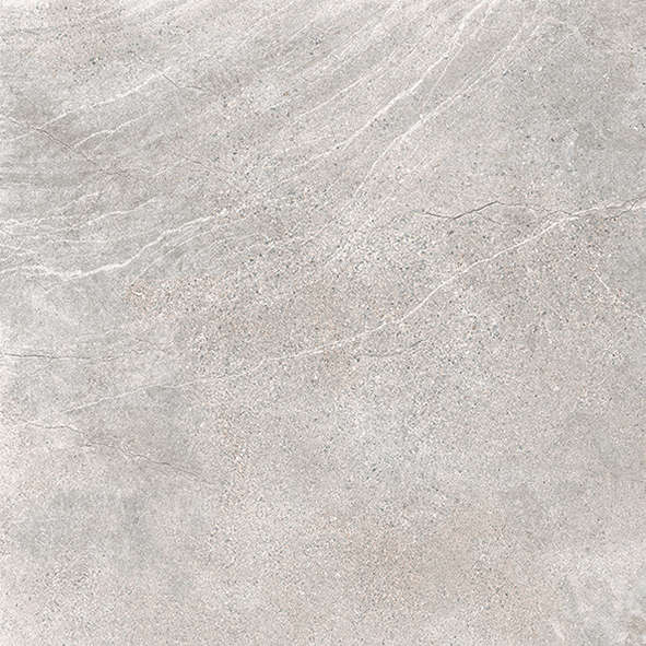 Carrelage pour sol/mur intérieur en grès cérame à masse colorée effet pierre NOVABELL ASPEN Rock Grey L. 60 x l. 60 cm x Ép. 9 mm - Rectifié